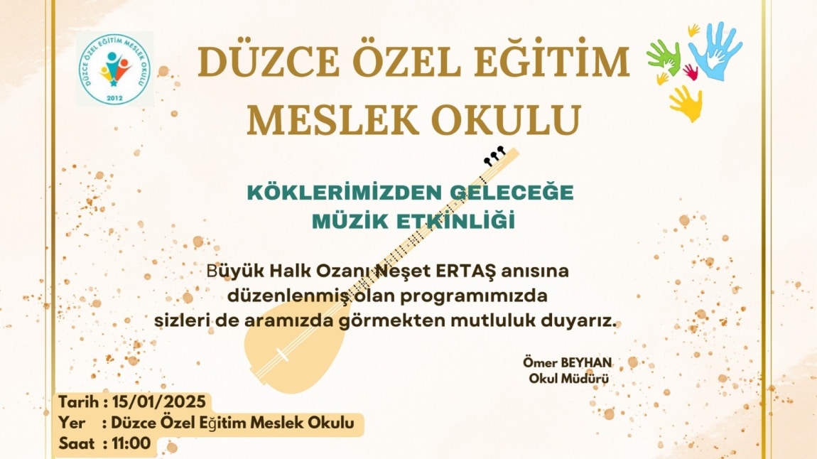 BÜYÜK HALK OZANI NEŞET ERTAŞ ANISINA DÜZENLENECEK OLAN PROGRAMIMIZA DAVETLSİNİZ